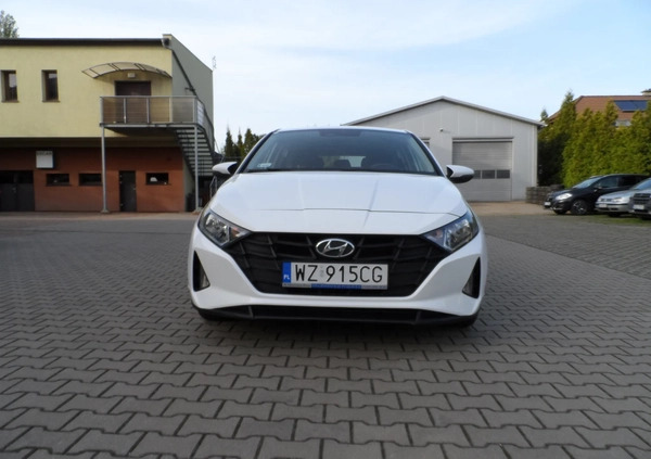 Hyundai i20 cena 51500 przebieg: 81747, rok produkcji 2020 z Pyskowice małe 154